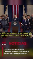 Donald Trump reitera que cambiará el nombre del Golfo de México