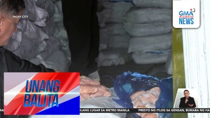 2 toneladang unregistered at smuggled umanong karneng manok, nasabat sa isang truck | Unang Balita
