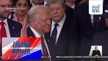 Donald Trump, nanumpa na bilang ika-47 presidente ng Amerika | Unang Balita