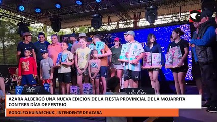 Azara albergó una nueva edición de la Fiesta Provincial de la Mojarrita con tres días de festejo