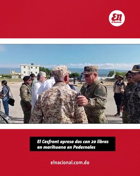 El Cesfront apresa dos con 20 libras en marihuana en Pedernales