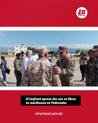 El Cesfront apresa dos con 20 libras en marihuana en Pedernales