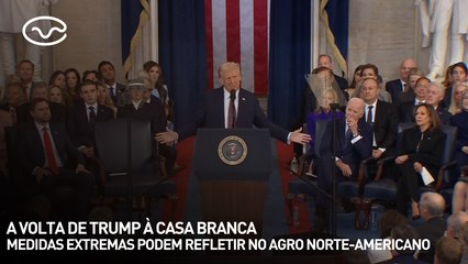 A volta de Trump à Casa Branca: medidas extremas podem refletir no agro norte-americano