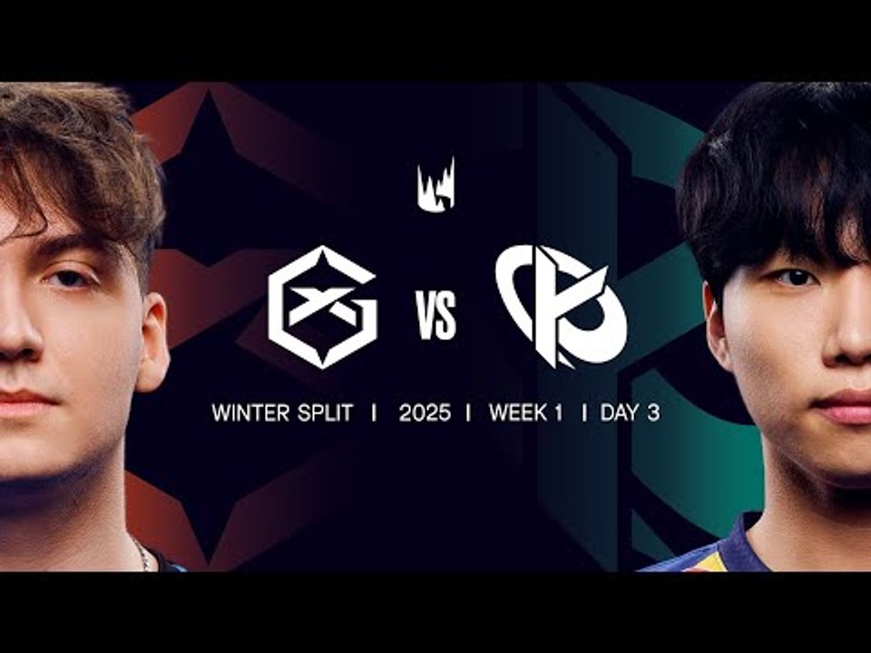 GX v KC | 2025 LEC Winter | Week 1 Day 3 | GIANTX vs. Karmine Corp