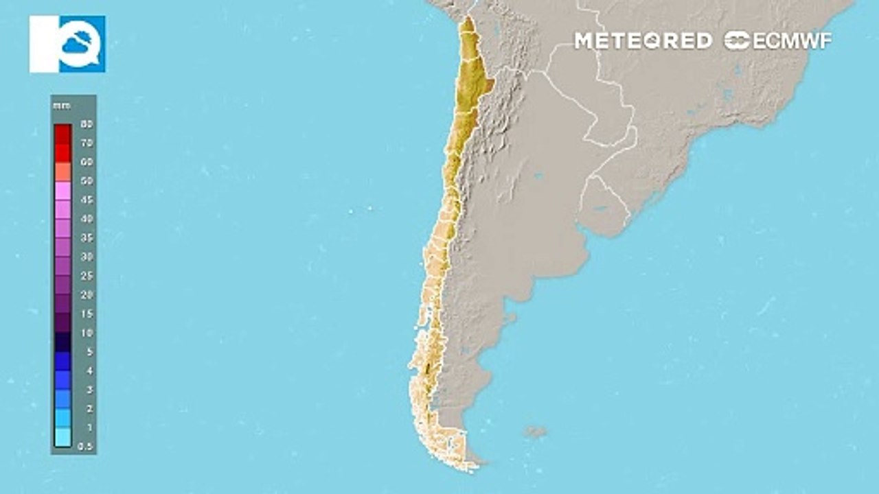 Varios sistemas frontales dejarán más de 100 mm de agua acumulada en la Patagonia