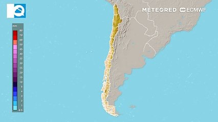 Varios sistemas frontales dejarán más de 100 mm de agua acumulada en la Patagonia