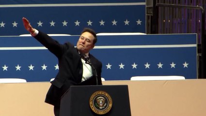 Elon Musk shares edited video 'salute' from inauguration speech in video posted to X
