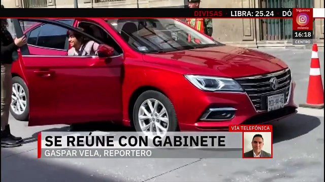 En Palacio Nacional, Sheinbaum e integrantes de su gabinete se reúnen para hablar sobre migración