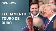 Alívio com falas de Trump na posse puxa Ibovespa | FECHAMENTO TOURO DE OURO