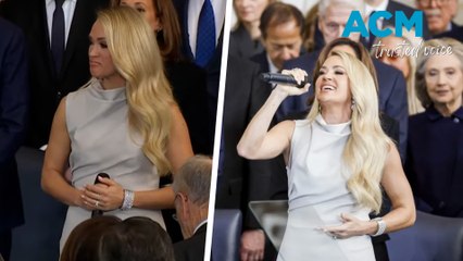 Awkward silence at Trump inauguration after technical malfunction