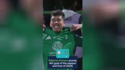 Roberto Firmino volleys home for Al Ahli
