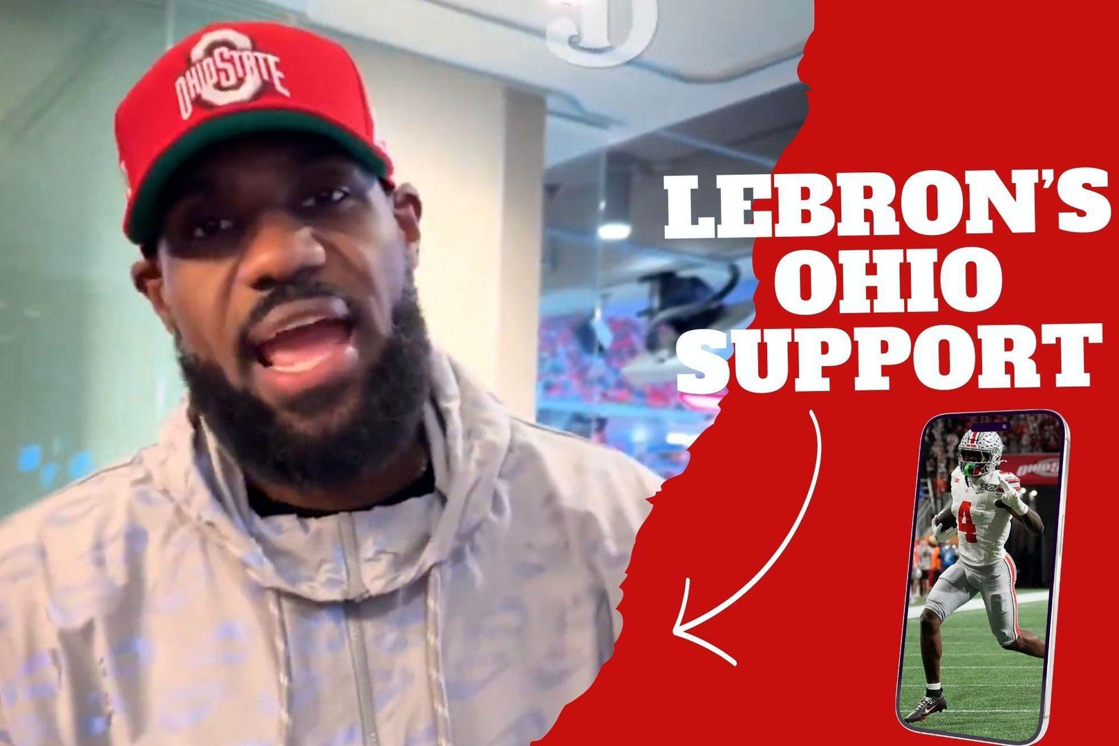 LeBron James gives Ohio State Buckeyes the keys to beat Notre Dame at the  National Championship game | Marca