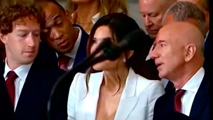 Mark Zuckerberg y el inapropiado momento con Lauren Sánchez, pareja de Jeff Bezos