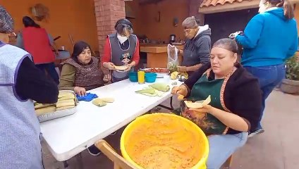 Preparación de tamales