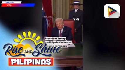 Ilang executive order, nilagdaan na ni U.S. Pres. Trump