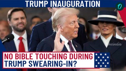 Did Trump Shatter Bible Touching Tradition? No Hand on the Bible During Swearing-In Sparks Row