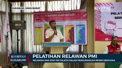 Relawan Dan Staf PMI Dilatih Dalam Pengurangan Resiko Bencana