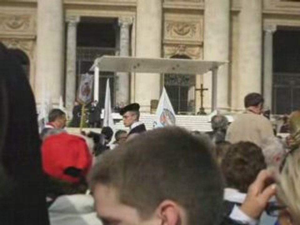 Diaporama de l'audience pontificale