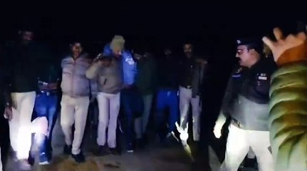 बदमाशों और पुलिस की मुठभेड़ में तीन घायल 7 गिरफ्तार, रिटायर्ड लेखपाल का अपहरण किया गया बेटा और दोस्त बरामद,