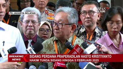 [FULL] Keterangan Kuasa Hukum PDIP Hasto soal Penundaan Sidang Praperadilan hingga 5 Februari 2025