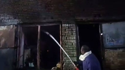 बैतूल बाजार में लगी भीषण आग, पांच दुकानें जलकर हुई खाक