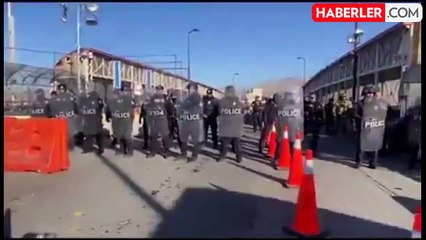 Trump'ın resmen göreve başlaması sonrası El Paso'daki sınır geçişi kapatıldı