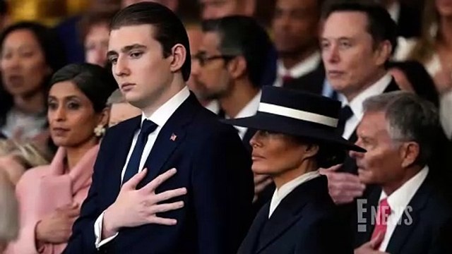 See Donald Trump, Melania Trump’s Rare PDA at Inauguration _ E! News