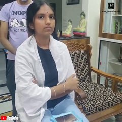 Teenage Girl Home Head Shave Video