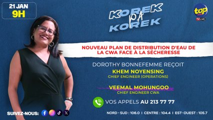 Korek Pa Korek : Dorothy Bonnefemme reçoit Khem Noyensing  et Veemal Mohungoo