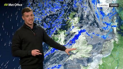Met Office Tuesday morning weather forecast 21/01/2025