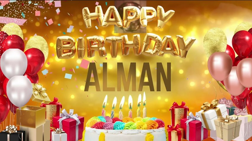 Alman - Happy Birthday Alman