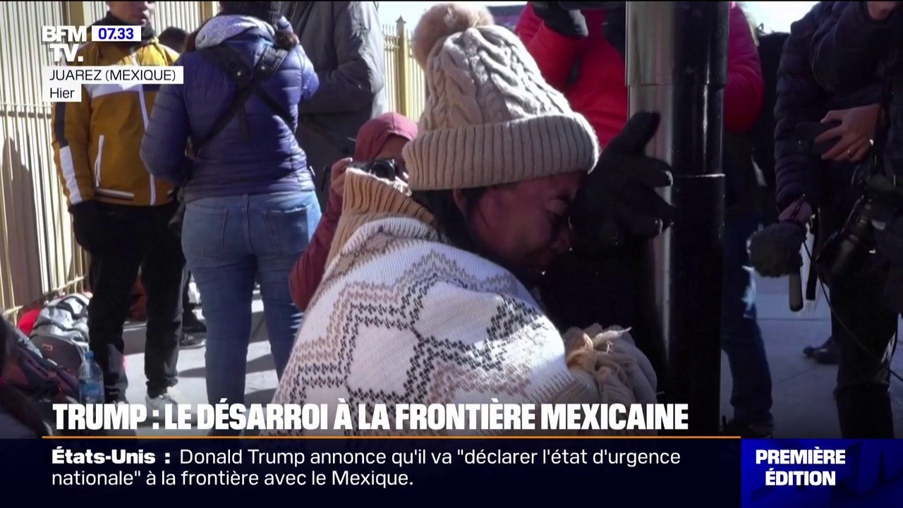 "Tout s'est effondré": le désarroi des migrants à la frontière mexicaine après les premières mesures anti-immigration de Donald Trump