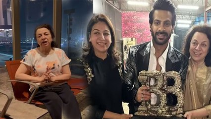 BB18 Winner: Karanveer Mehra Mother First Reaction After Winning Trophy, मेरे बेटे को....|