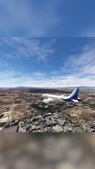 Dangerous Arrival Kuwait Airways A320neo at Cape Town International Airport (FACT), Cape Town, South Africa