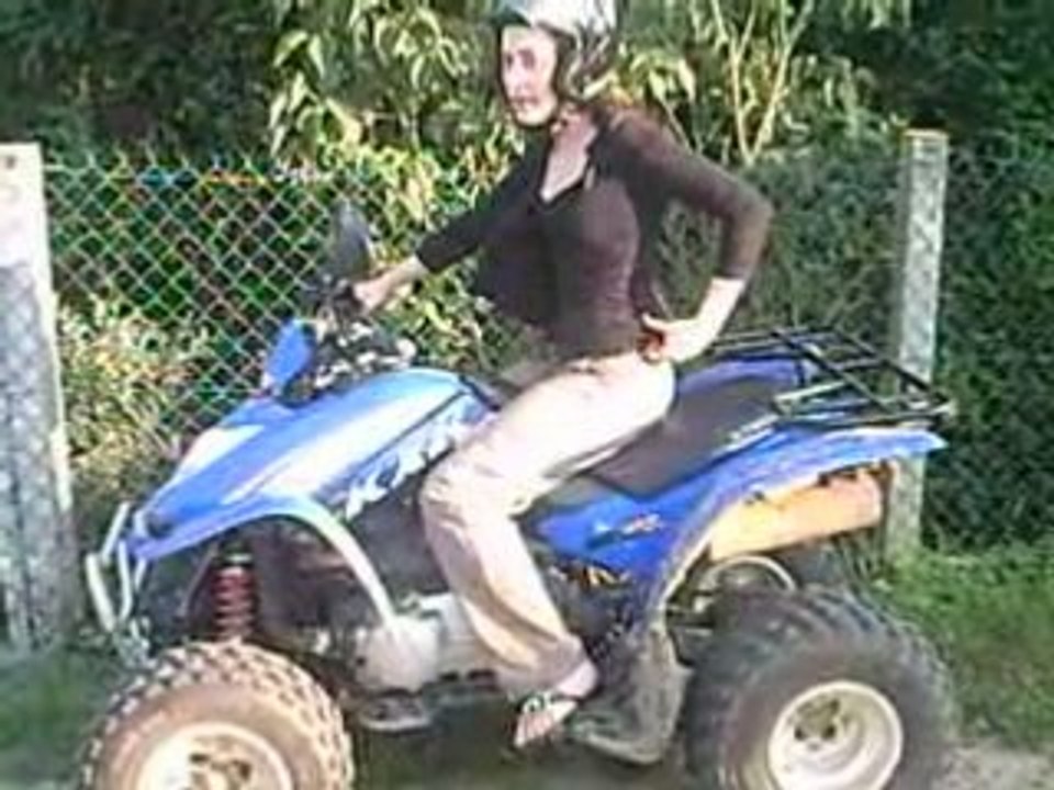 du quad en claquette