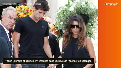 MAISON DE STARS Yoann Gourcuff et Karine Ferri installés dans une demeure "blanche cachée” de 300 m2 avec piscine et court de tennis