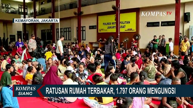 Begini Pantauan Udara Usai Kebakaran 543 Bangunan di Kemayoran