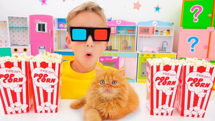 Vlad and Niki play with toys - Collection video for kids