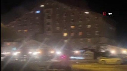 Dehşete düşüren anlar! Çarşaflarla ölümden kurtulmaya çalıştılar