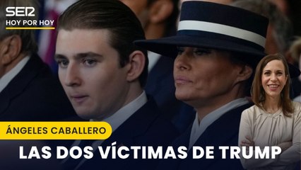 "De luto por la vida que le espera": el cuaderno de Ángeles Caballero sobre la actitud de Melania y Barron en la investidura de Donald Trump