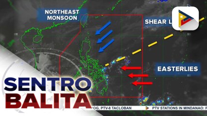 Shear line, nagpapaulan sa Northern at Central Samar