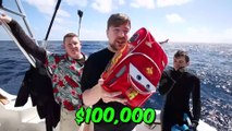 Would You Swim With Sharks 🦈For $100,000 | Mr Beast |