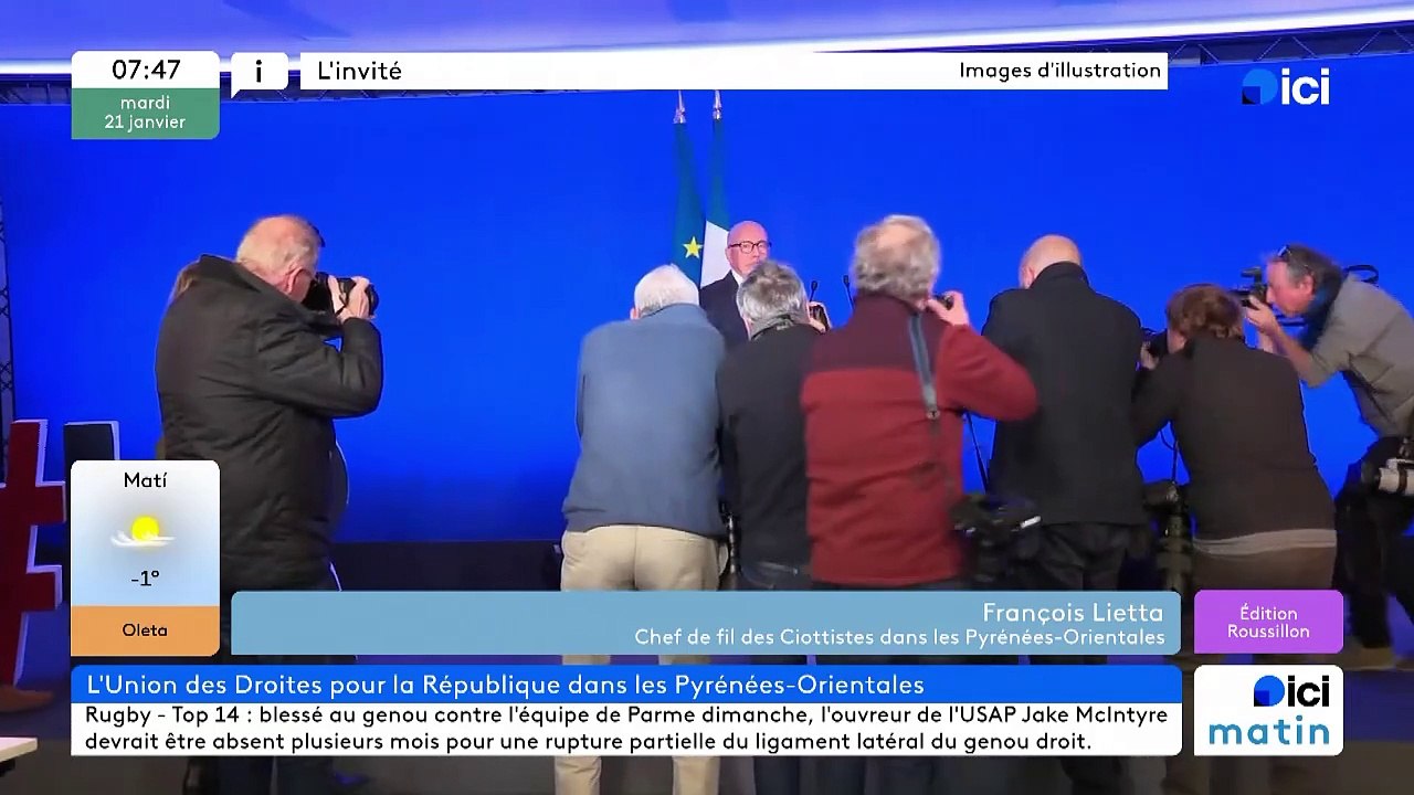 Avec François Lietta, référent UDR dans les Pyrénées-Orientales