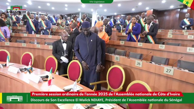 Le discours Historique d'El Malick Ndiaye à l’Assemblée nationale de Côte d’Ivoire