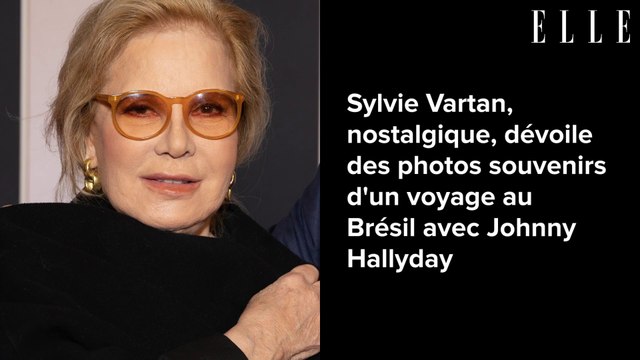 Sylvie Vartan, nostalgique, dévoile des photos souvenirs d'un voyage au Brésil avec Johnny Hallyday