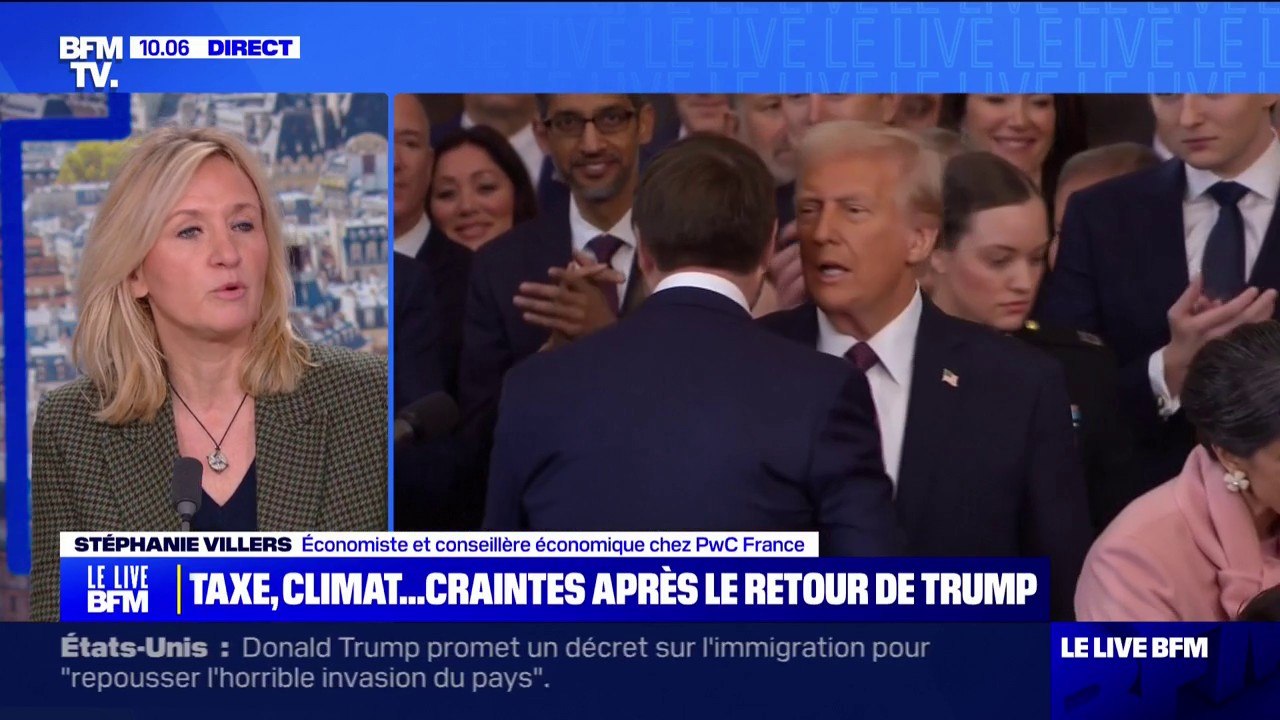 Mesures de Donald Trump sur l'immigration: "Revenir sur cette main-d'œuvre qui est moins chère, ça va générer de l'inflation", explique Stéphanie Villers, économiste
