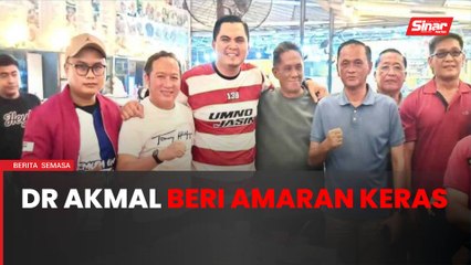 'Kalau lompat, saya cari sampai lubang cacing' - Dr Akmal