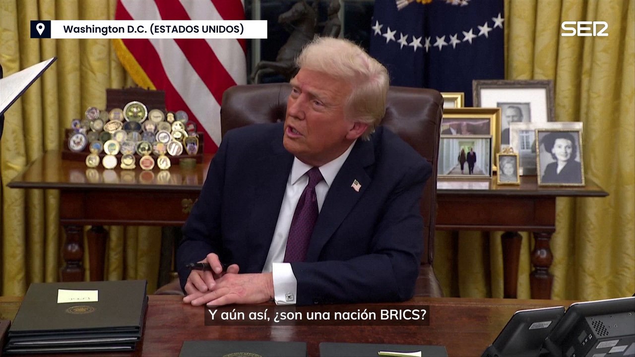 Trump confunde a España con un país BRICS