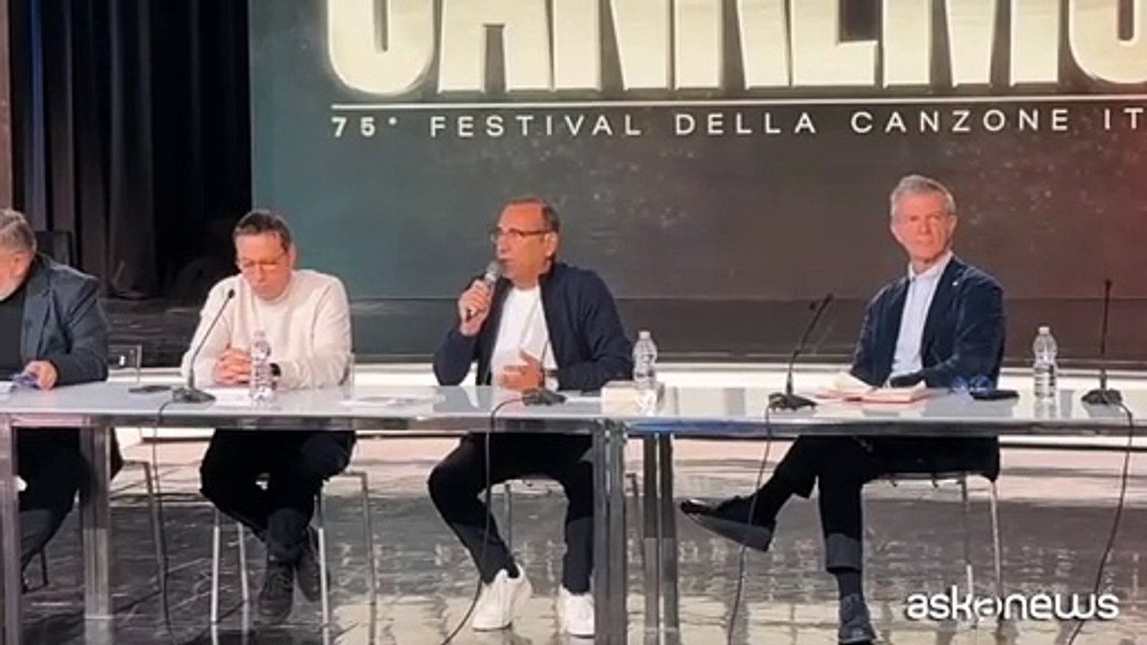 Carlo Conti e le canzoni di Sanremo 2025: «Quasi tutte parlano di rapporti personali»