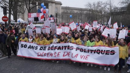 50 ans après la loi Veil, les anti-IVG "marchent pour la vie"
